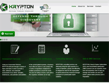 Tablet Screenshot of kryptonsecurity.com